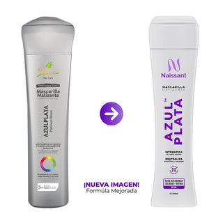 Mascarilla Matizante Azul Plata 300ml