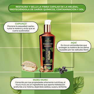 Ingredientes aceite capilar amazonian oils Naissant