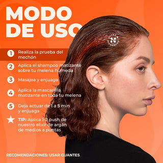 Shampoo Matizante Cobrizo Irlandés 300 ml