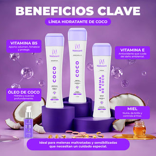 Shampoo Hidratante de Coco