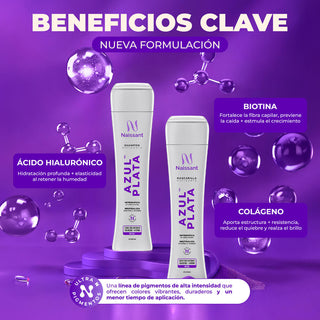 Mascarilla Matizante Azul Plata 300ml