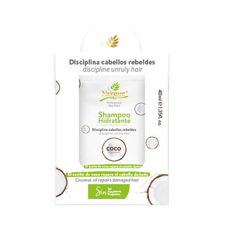 Shampoo hidratante de Coco Sachet 40ml - Caja X12 Unds.