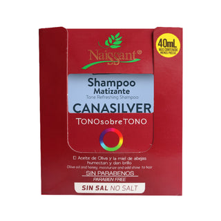 Shampoo Matizante Sachet 40ml - Caja X12 Unds