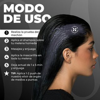 Mascarilla Matizante Negro 300ml
