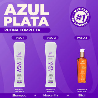 Mascarilla Matizante Azul Plata 300ml