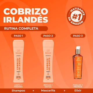 Shampoo Matizante Cobrizo Irlandés 300 ml