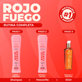 Shampoo Matizante Rojo Fuego 300ml