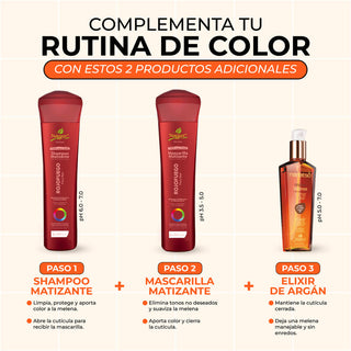 Mascarilla Matizante Rojo Fuego 300ml